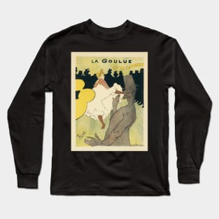 La Goulue by Toulouse Lautrec Long Sleeve T-Shirt